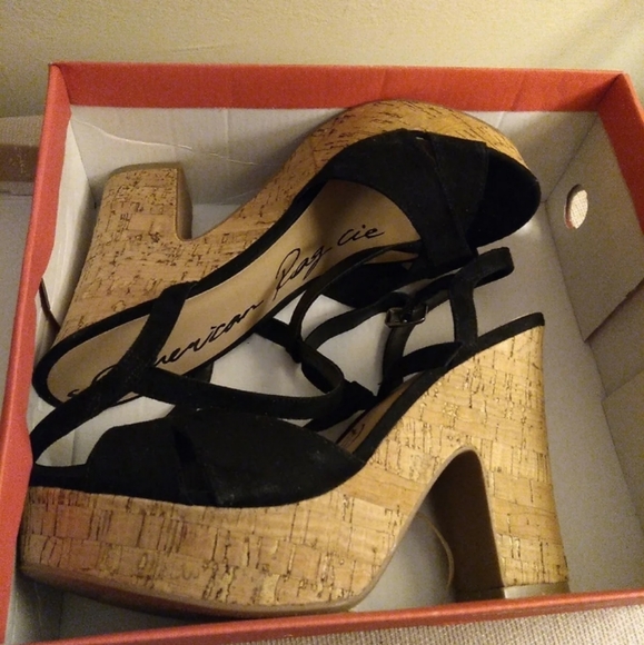 American Rag Womens Jamie1 Fabric Open Toe Casual Ankle Strap, Black, Size 10 M - Picture 2 of 3